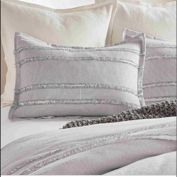 Dkny Bedding Dkny Pure Fringe Stripe King 3 Piece Duvet Set Poshmark